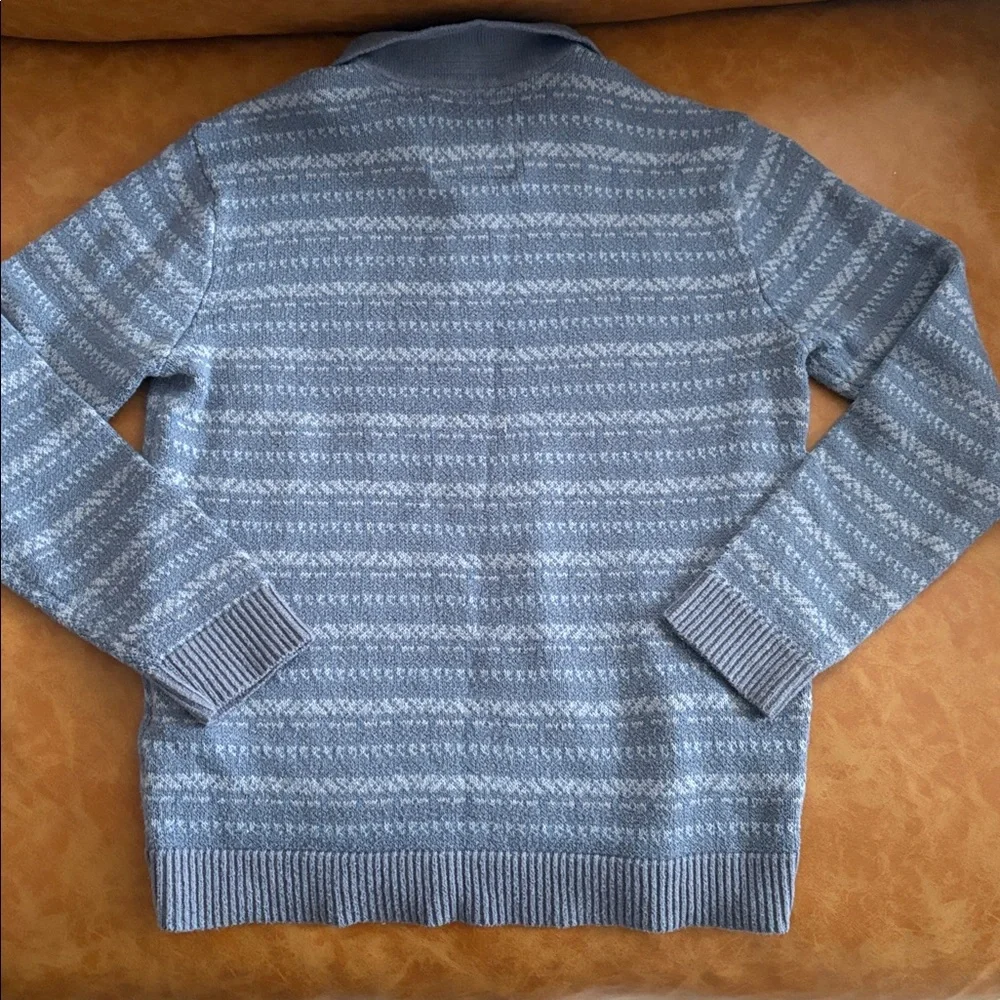 Abercrombie Kids Blue Knit Collared Sweater - Size 9/10